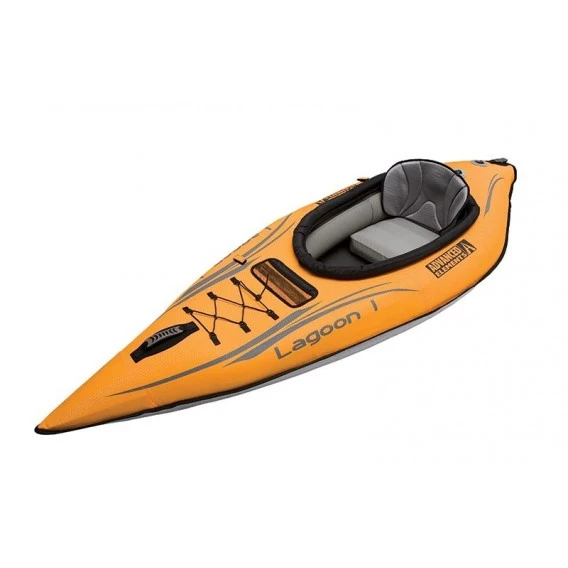 Advanced Elements Lagoon 1 Personen Kajak Luftboot Schlauboot Orange-grey 1 Advanced Elements Lagoon 1 Personen Kajak Luftboot Schlauboot Orange-grey