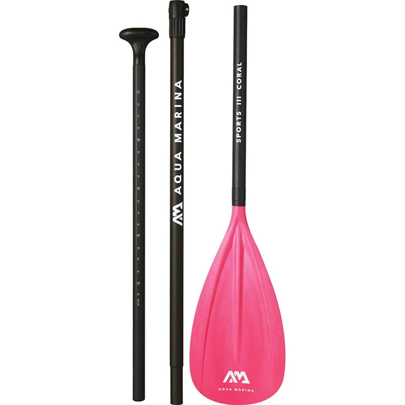 Aqua Marina Sports III Coral Aluminium SUP Paddel 3 Aqua Marina Sports III Coral Aluminium SUP Paddel – Bild 3