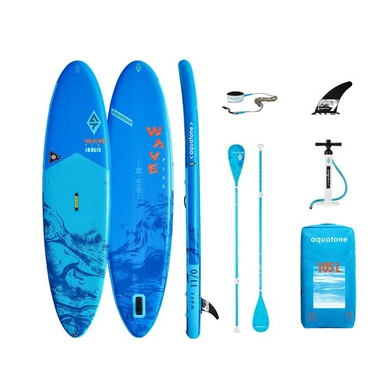 Aquatone Wave Plus 11.0 All-Round SUP Set Aufblasbares Stand Up Paddle Board 1 Aquatone Wave Plus 11.0 All-Round SUP Set Aufblasbares Stand Up Paddle Board
