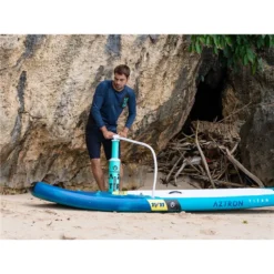 Aztron Giant Double Pump Handpumpe Mit Manometer SUP Pumpe -Sport – Rudergeschäft aztron giant double pump handpumpe mit manometer sup pumpe 4