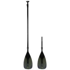 ExtaSea 2-in-1 SUP Fiberglaspaddel Paddelkombination Doppelpaddel Lime