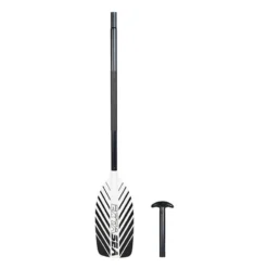 ExtaSea Allround Kanu Stechpaddel Alu 2-teilig Black And White