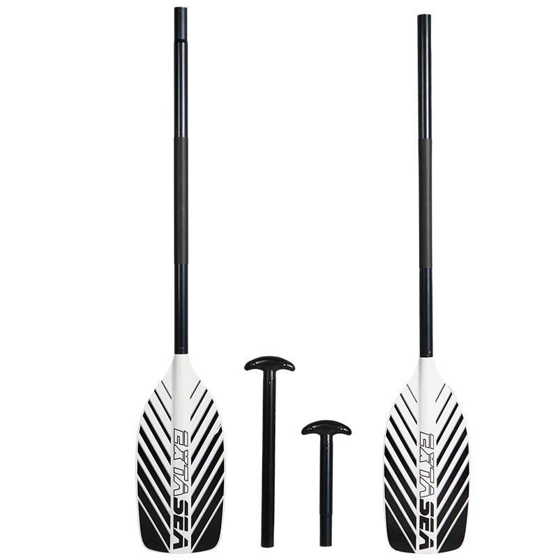 ExtaSea Alu Paddelkombination Doppelpaddel Stechpaddel Black And White 1 ExtaSea Alu Paddelkombination Doppelpaddel Stechpaddel Black And White