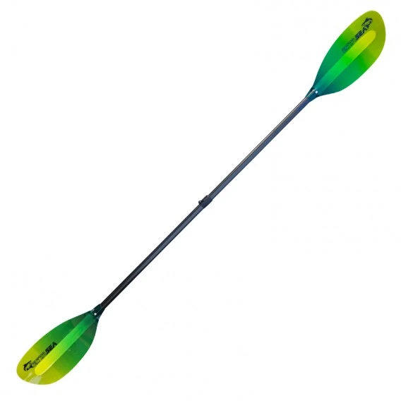 ExtaSea Pro-XL Carbon Vario Doppelpaddel | 220-240cm | 2-teilig | Lime-yellow 2 ExtaSea Pro-XL Carbon Vario Doppelpaddel | 220-240cm | 2-teilig | Lime-yellow – Bild 2