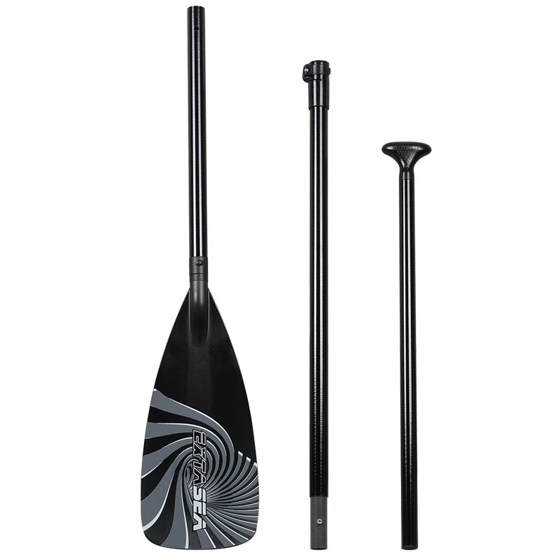 ExtaSea SUP Vario Fiberglas Paddel 3-teilig Black-grey 1 ExtaSea SUP Vario Fiberglas Paddel 3-teilig Black-grey