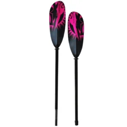ExtaSea Tour Vario Fiberglas Doppelpaddel | 220-230cm | 2-teilig | Schwarz-pink -Sport – Rudergeschäft extasea tour vario fiberglas doppelpaddel 220 230cm 2 teilig schwarz pink 2