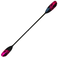 ExtaSea Tour Vario Fiberglas Doppelpaddel | 220-230cm | 4-teilig | Schwarz-pink