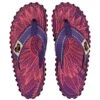 Gumbies Original Zehentrenner Badelatschen Purple Sunflower