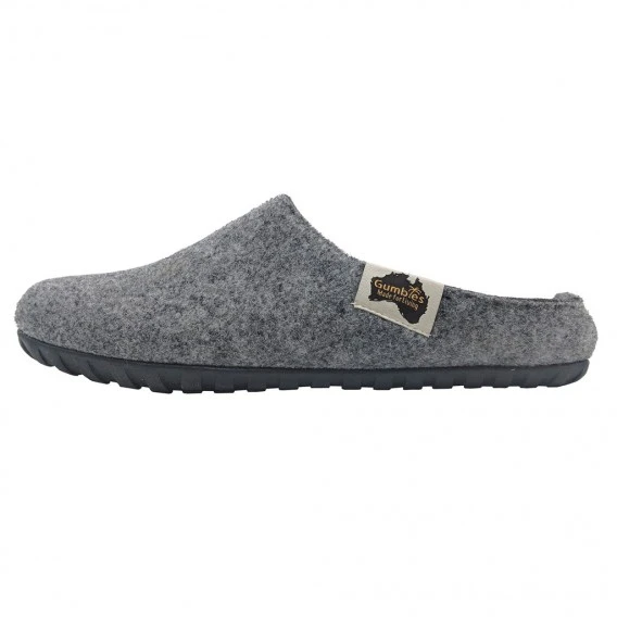 Gumbies Outback Slipper Damen Und Herren Hausschuhe Hüttenschuhe Grey-charcoal 2 Gumbies Outback Slipper Damen Und Herren Hausschuhe Hüttenschuhe Grey-charcoal – Bild 2