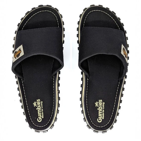 Gumbies Slides Pantoletten Badelatschen Black 1 Gumbies Slides Pantoletten Badelatschen Black