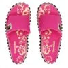 Gumbies Slides Pantoletten Badelatschen Pink Hibiscus
