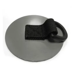 Gumotex D-Ring 80mm Beschlag Zum Aufkleben Grau