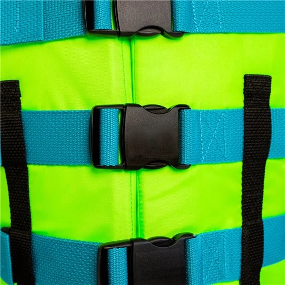 Jobe Nylon Life Vest Kids Kinder Schwimmweste Lime Green 2 Jobe Nylon Life Vest Kids Kinder Schwimmweste Lime Green – Bild 2