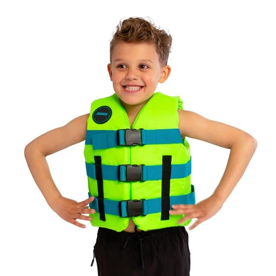 Jobe Nylon Life Vest Kids Kinder Schwimmweste Lime Green 1 Jobe Nylon Life Vest Kids Kinder Schwimmweste Lime Green