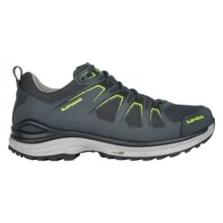 Lowa Innox Evo GTX Lo Herren Wanderschuh Multifunktionsschuh Stahlblau-limone