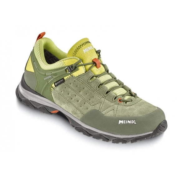 Meindl Ontario Lady GTX Damen Freizeitschuhe Wanderschuhe Grün-gelb 1 Meindl Ontario Lady GTX Damen Freizeitschuhe Wanderschuhe Grün-gelb