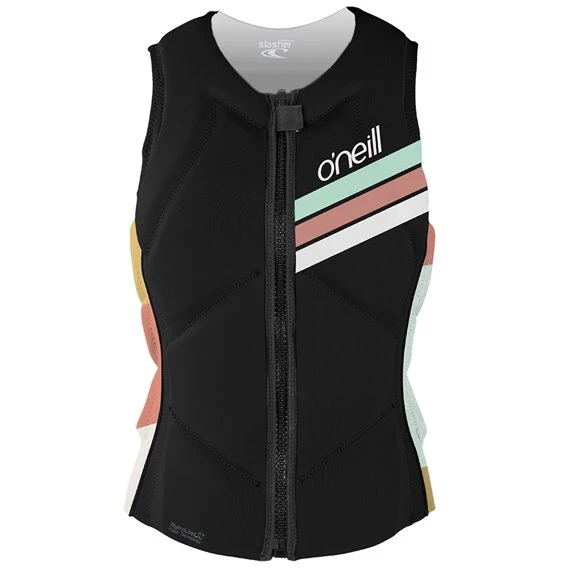 ONeill Slasher Comp Vest Damen Neopren Prallschutzweste Black-jasmine 1 ONeill Slasher Comp Vest Damen Neopren Prallschutzweste Black-jasmine