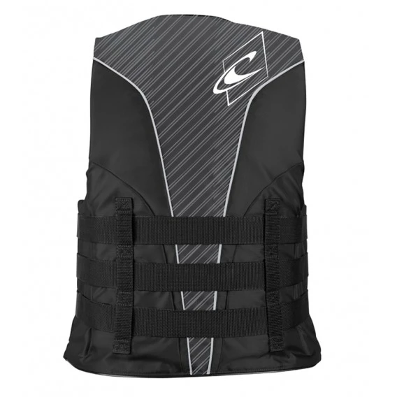 ONeill Superlite 50N CE Vest Herren Nylon Schwimmweste Black-Smoke White 2 ONeill Superlite 50N CE Vest Herren Nylon Schwimmweste Black-Smoke White – Bild 2