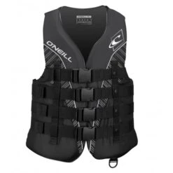 ONeill Superlite 50N CE Vest Herren Nylon Schwimmweste Black-Smoke White