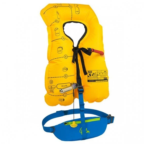 Palm Glide Selbstaufblasende Schwimmweste Im Hüftgurt Blau 2 Palm Glide Selbstaufblasende Schwimmweste Im Hüftgurt Blau – Bild 2