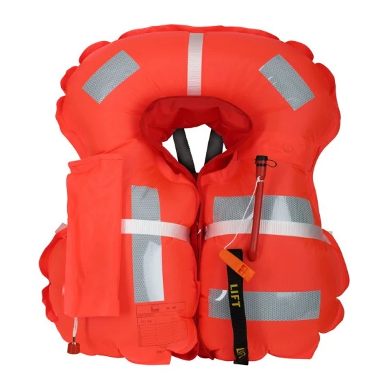 Secumar Arkona 275 Aufblasbare Rettungsweste Paddelweste Rot-weiß 2 Secumar Arkona 275 Aufblasbare Rettungsweste Paddelweste Rot-weiß – Bild 2