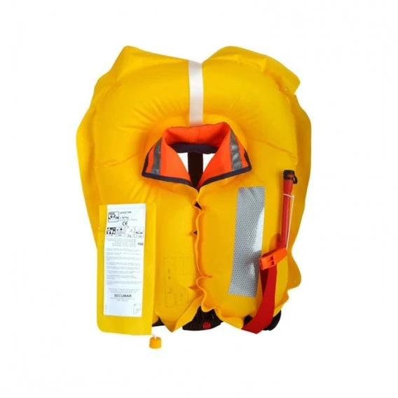 Secumar Vivo 100N Aufblasbare Rettungsweste Paddelweste Blau Orange 2 Secumar Vivo 100N Aufblasbare Rettungsweste Paddelweste Blau Orange – Bild 2