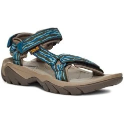 Teva Terra Fi 5 Universal Damen Trekkingsandale Mountain Blue- Green