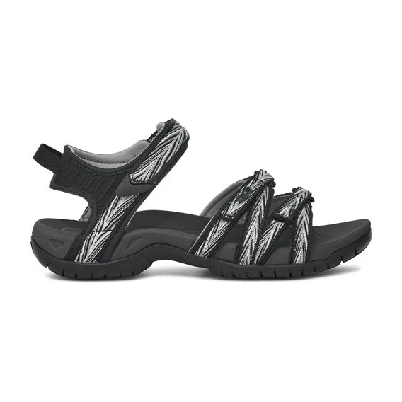 Teva Tirra Damen Trekking Sandale Freizeitsandale Palms Black 2 Teva Tirra Damen Trekking Sandale Freizeitsandale Palms Black – Bild 2